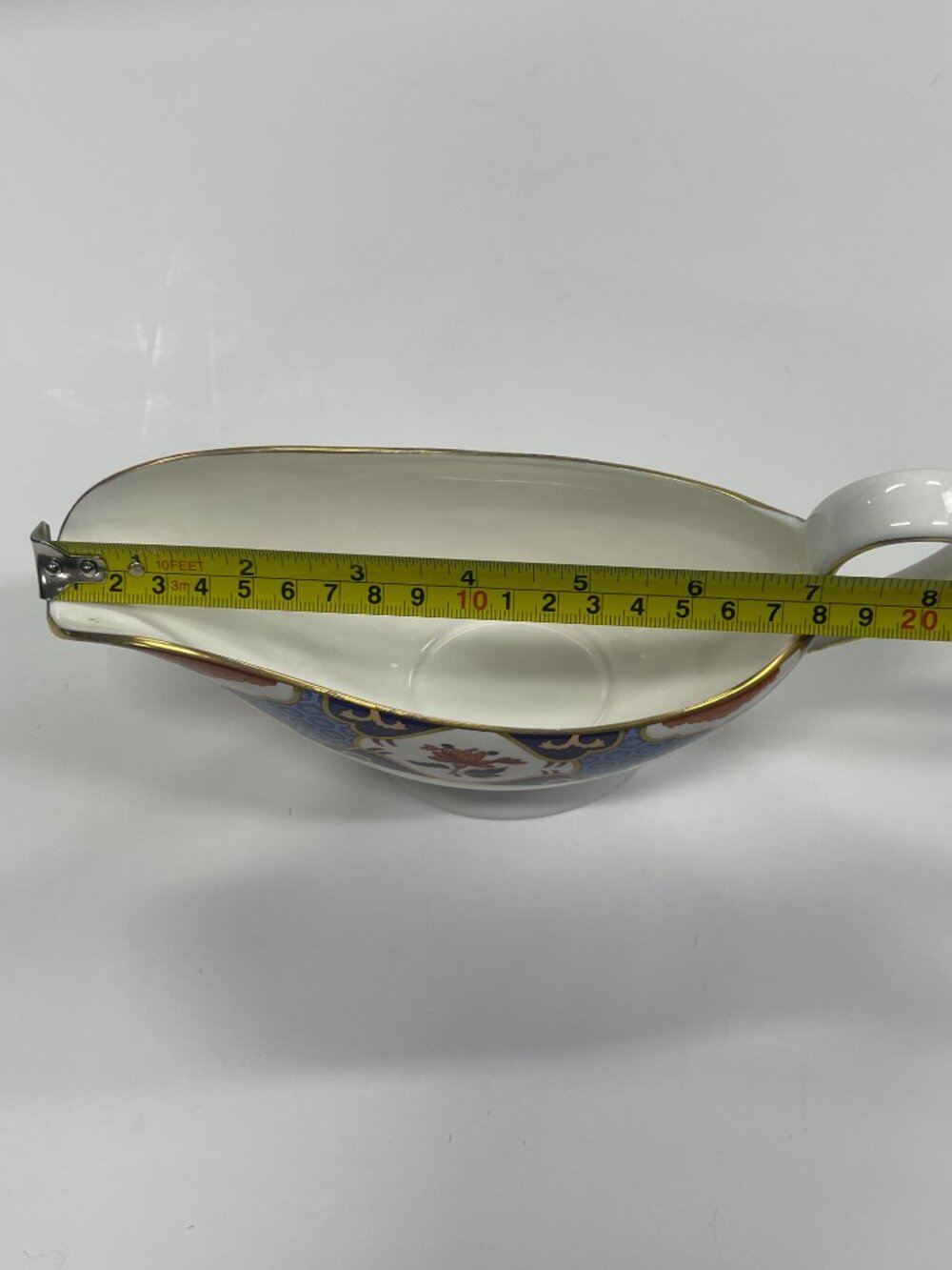 Spode Shima Y8172 Gravy Boat & Y8172-D Underplate Bone China England - Picture 7 of 16